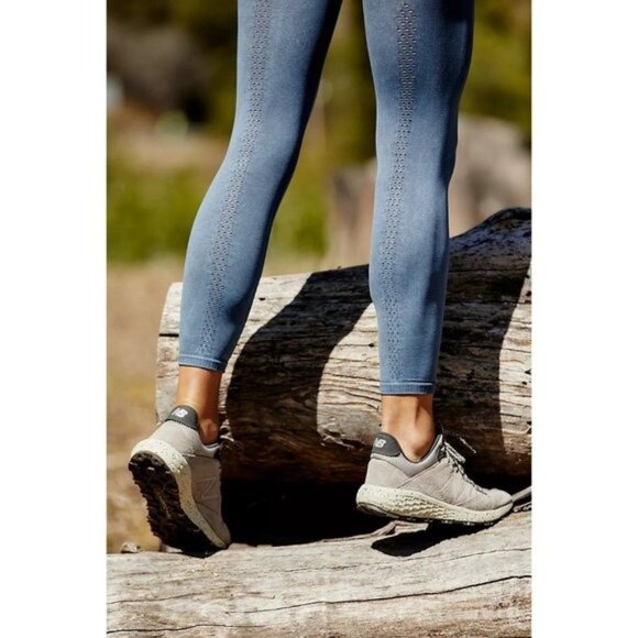 Free People Movement High-Rise 7/8 Length Good Karma Leggings in Blue Spruce - Picture 6 of 11